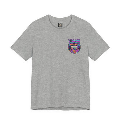 Villain Support Group T-Shirt — Funny Retro Supervillain Meetup Tee