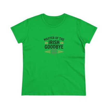 Master of the Irish Goodbye Womens T‑Shirt — OddInk Seasonal Designs