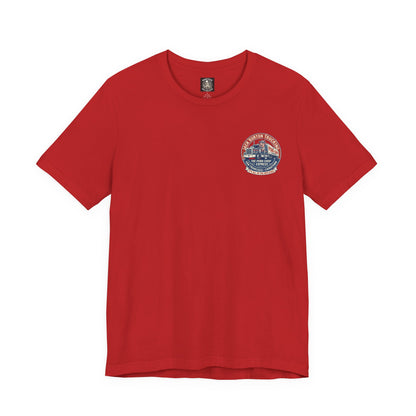 Truck Driver Graphic Tee — "Jack Burton Trucking: The Pork-Chop Express" Vintage San Francisco Design