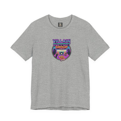 Villain Support Group T-Shirt — Funny Retro Supervillain Club Tee