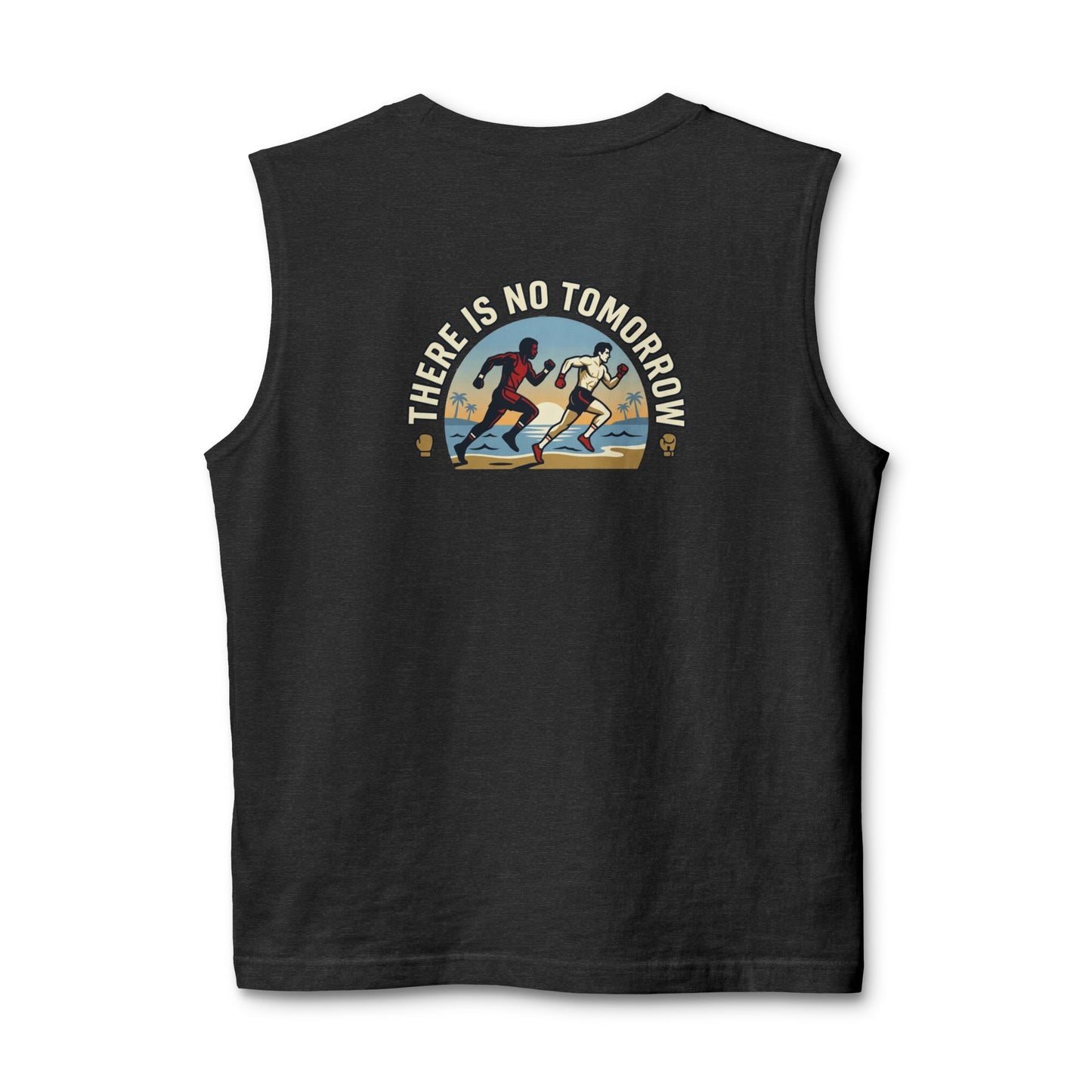 Muscle Tank — 'There Is No Tomorrow' Retro Running Graphic