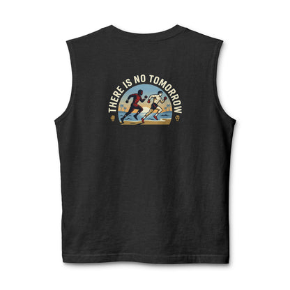 Muscle Tank — 'There Is No Tomorrow' Retro Running Graphic
