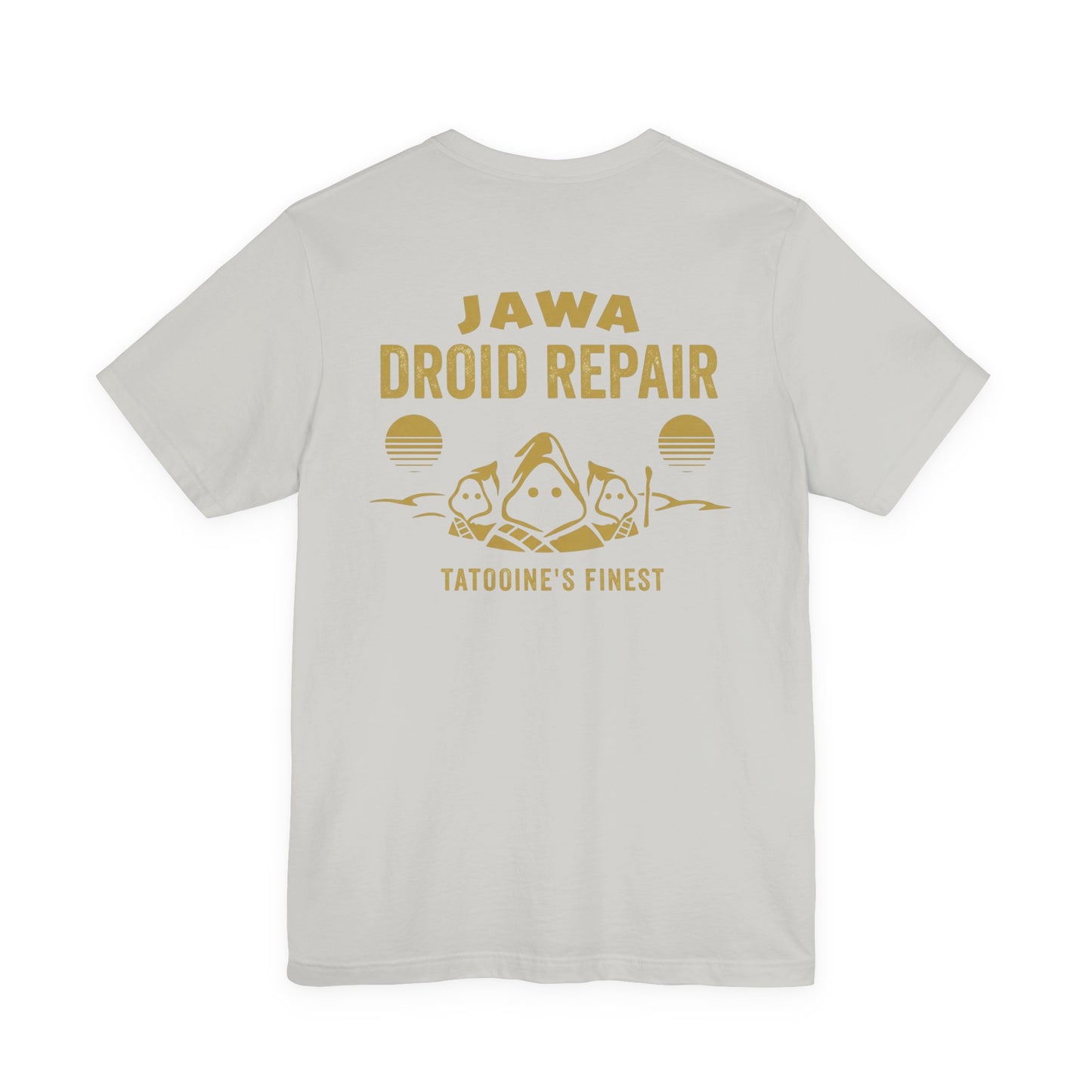 Jawa Droid Repair T‑Shirt — Tatooine’s Finest Vintage Sci‑Fi Star Wars Inspired Tee