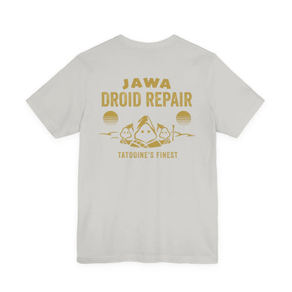 Jawa Droid Repair T‑Shirt — Tatooine’s Finest Vintage Sci‑Fi Star Wars Inspired Tee