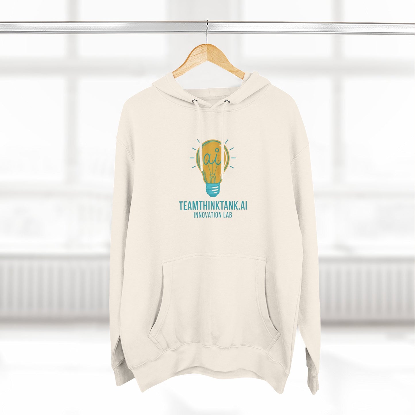 TeamThinkTank.AI Innovation Lab Brightbult Hoodie — Corp Colorway Logo Pullover