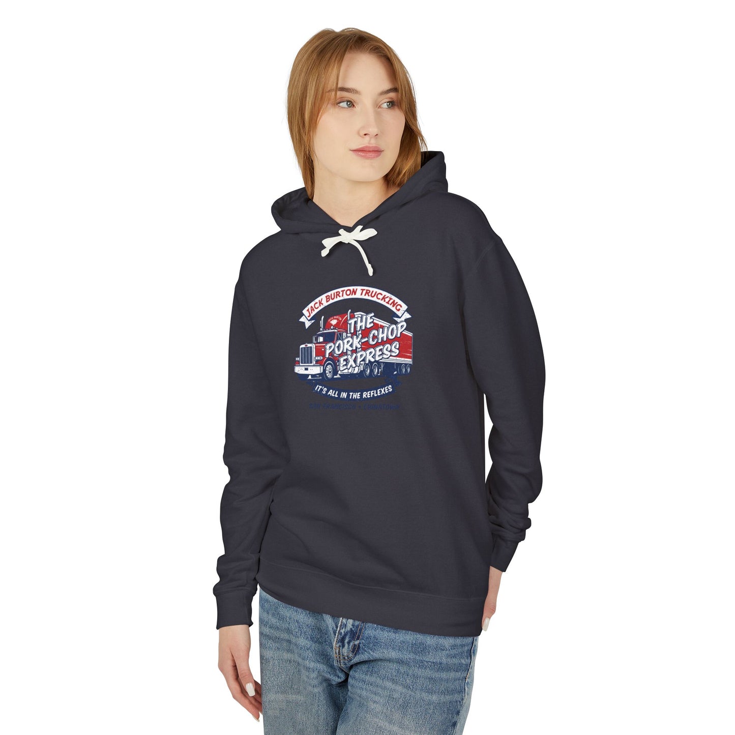 The Pork-Chop Express Hoodie — Retro Trucking Graphic Hooded Sweatshirt