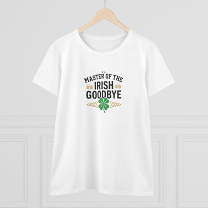 Master of the Irish Goodbye Womens T‑Shirt — OddInk Seasonal Designs