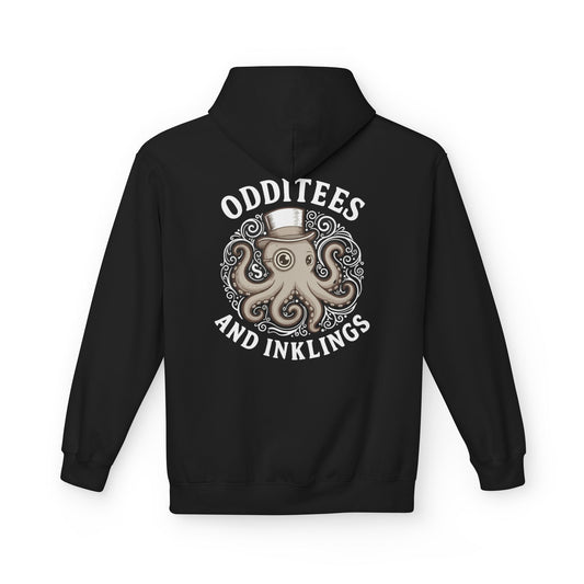 Octopus Logo Hoodie — "Odd Tees and Inklings" Graphic Pullover
