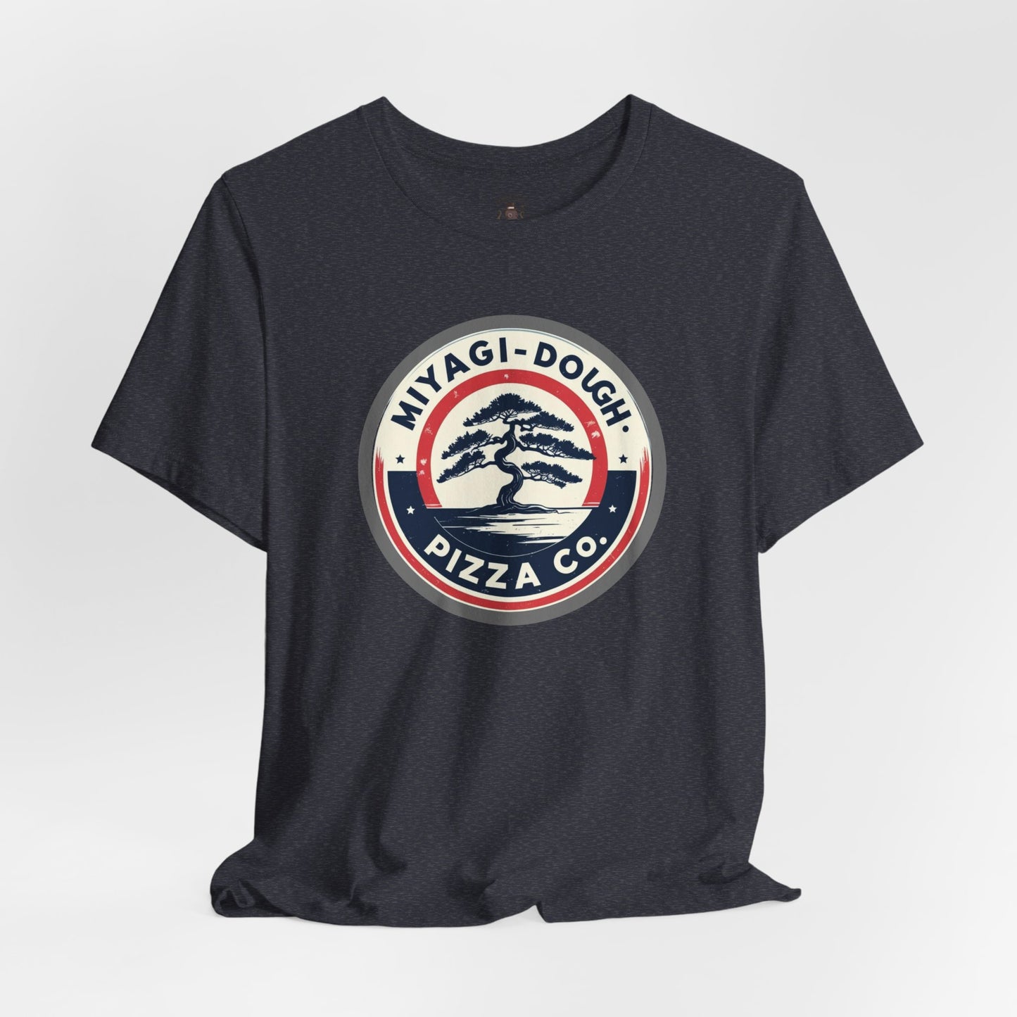 Miyagi-Dough Pizza Co. Tee — Vintage Bonsai Pizza Logo