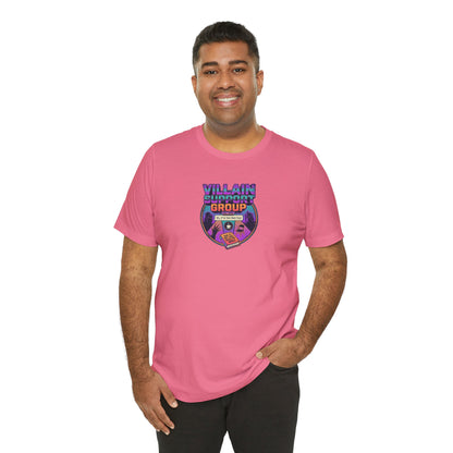 Villain Support Group T-Shirt — Funny Retro Supervillain Club Tee