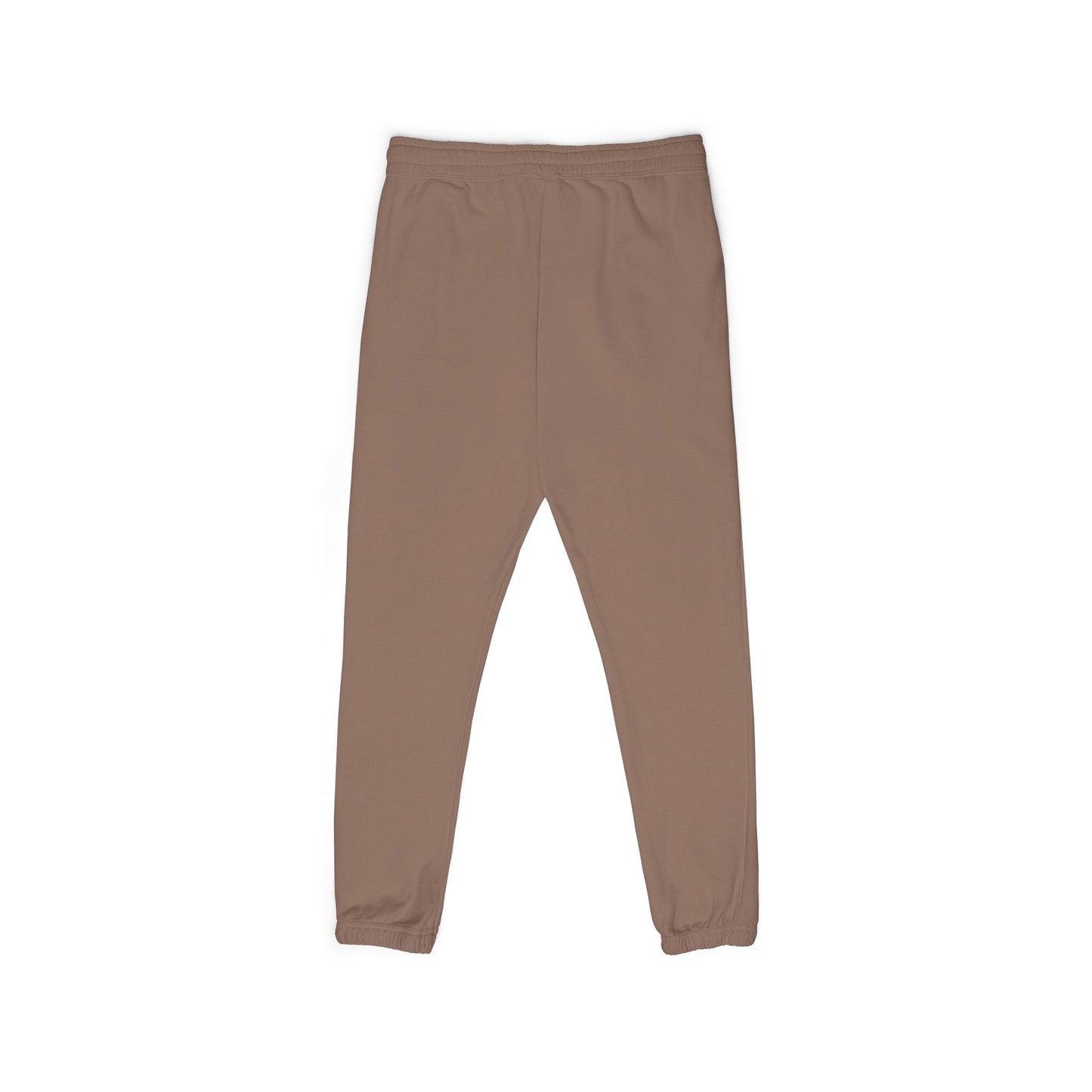 Rose Script Sweatpants — Garment-Dyed Fleece Joggers with Rose & "Love" Script
