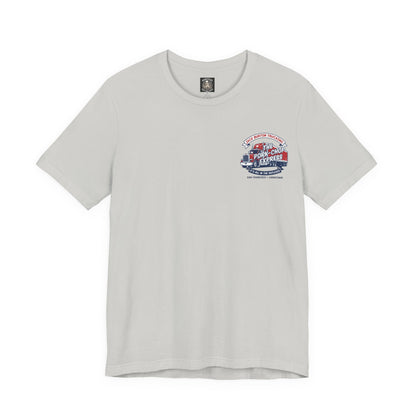Trucking T‑Shirt — "Jack Burton Trucking: The Pork-Chop Express" Retro Logo Tee