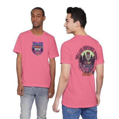 Villain Support Group T-Shirt — Funny Retro Supervillain Club Tee
