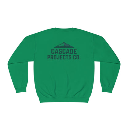 Cascade Projects Co. Crewneck Sweatshirt — Mountain Logo Pullover