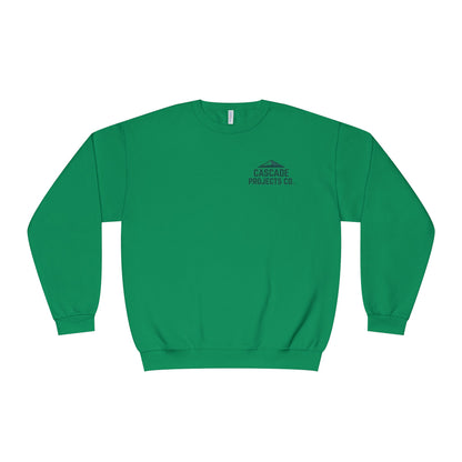 Cascade Projects Co. Crewneck Sweatshirt — Mountain Logo Pullover