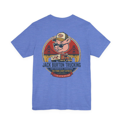 Trucker Pig Tee — "Jack Burton Trucking" San Francisco Vintage T‑Shirt