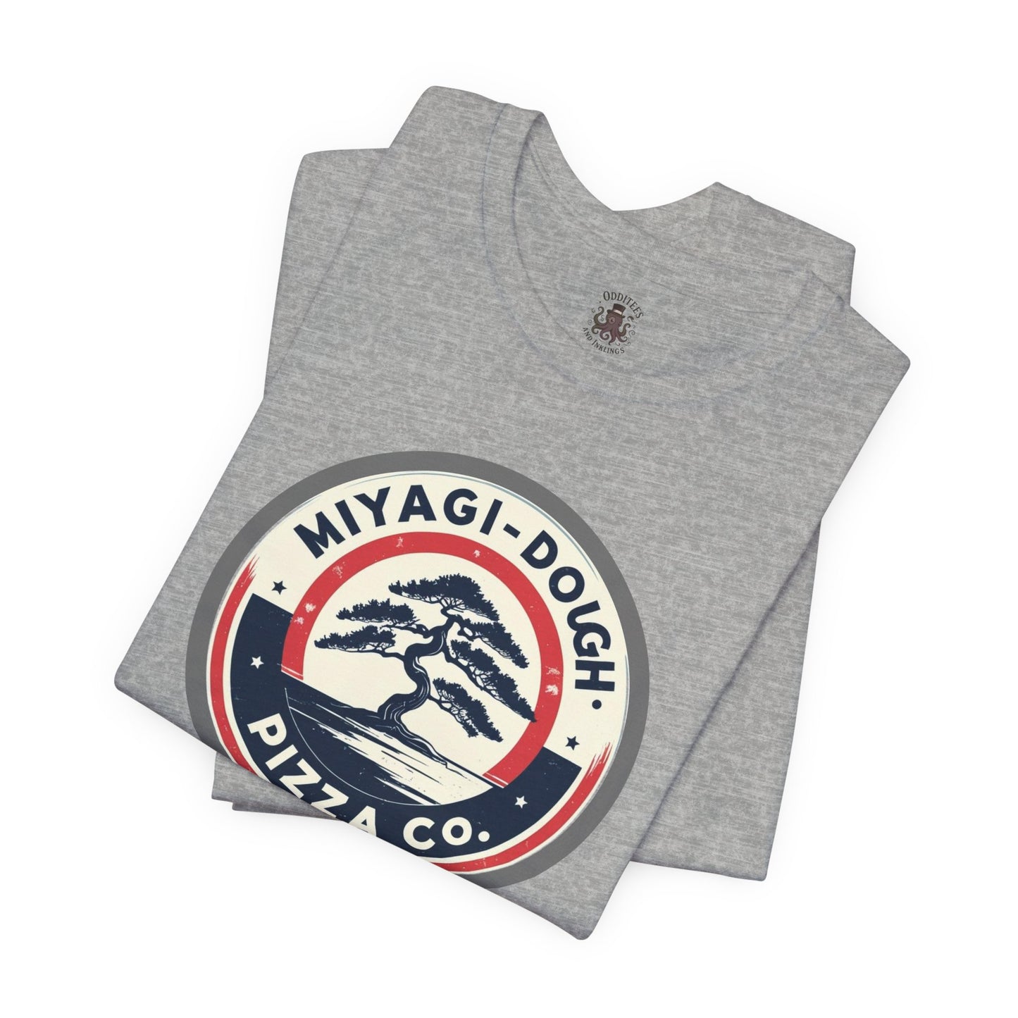 Miyagi-Dough Pizza Co. Tee — Vintage Bonsai Pizza Logo
