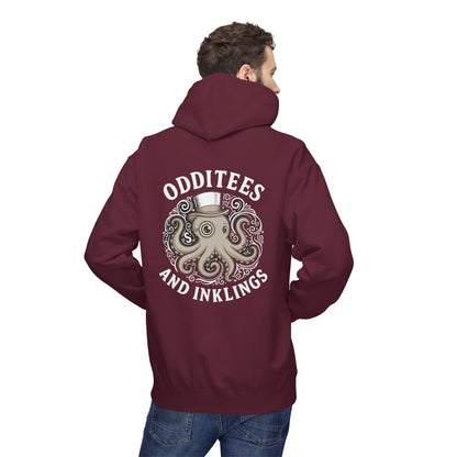 Octopus Logo Hoodie — "Odd Tees and Inklings" Graphic Pullover