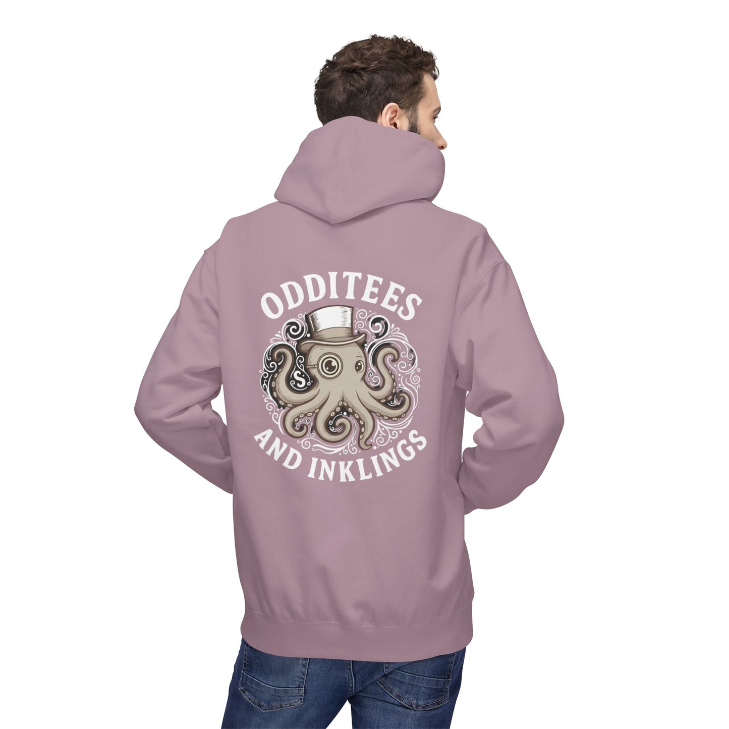 Octopus Logo Hoodie — "Odd Tees and Inklings" Graphic Pullover