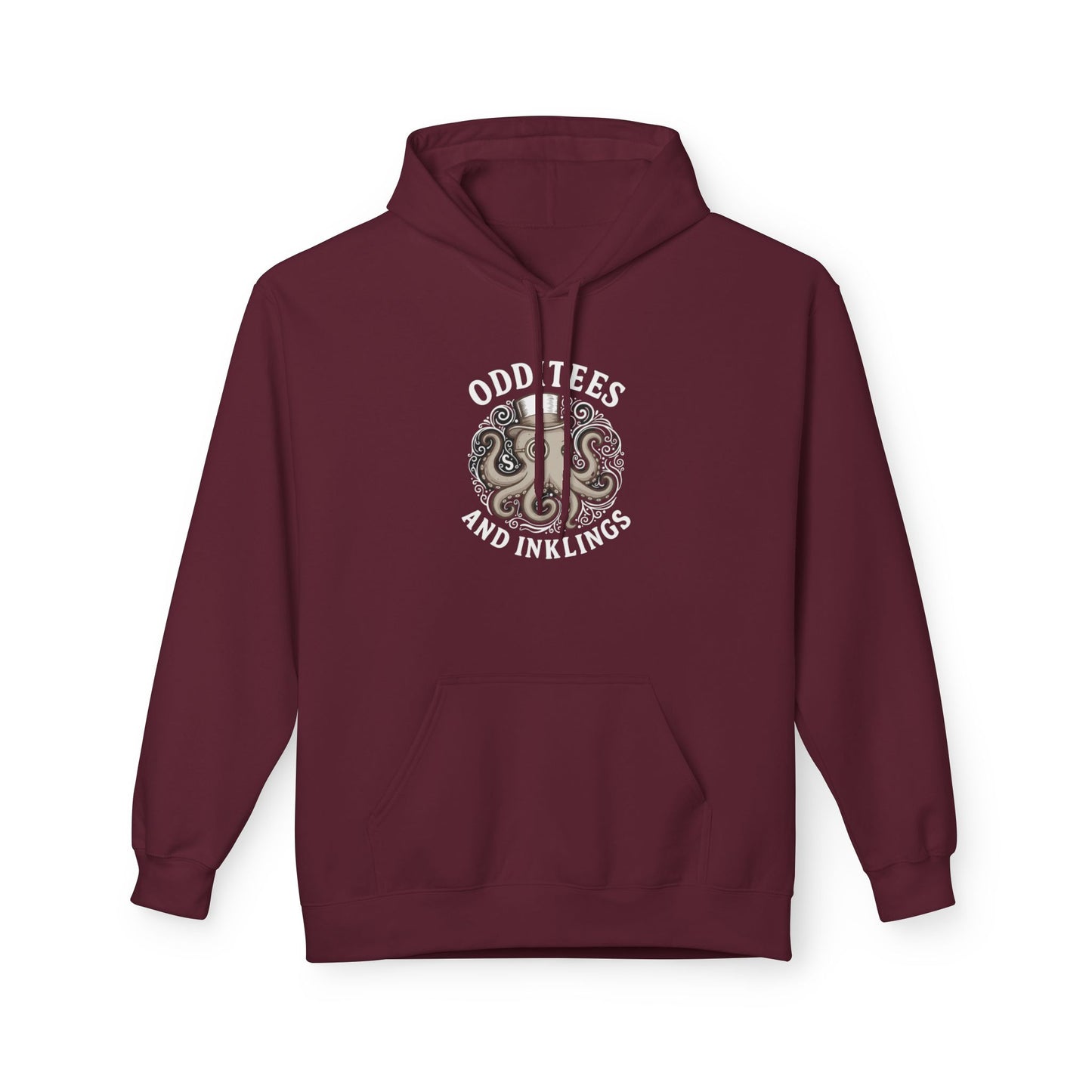 Octopus Logo Hoodie — "Odd Tees and Inklings" Graphic Pullover