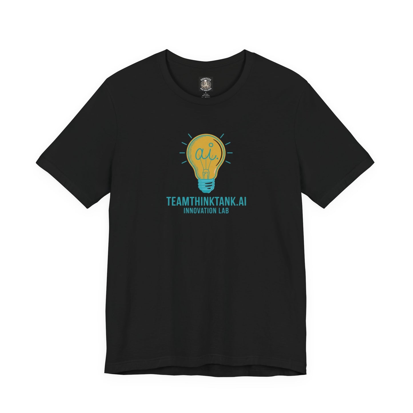 TeamThinkTank.ai Innovation Lab Bright Bulb T-Shirt — Corp Lightbulb Colorway Logo Tee