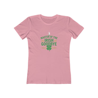 "Master of the Irish Goodbye" St. Patrick's Day Women's Tee - OddInk Seasonal Design
