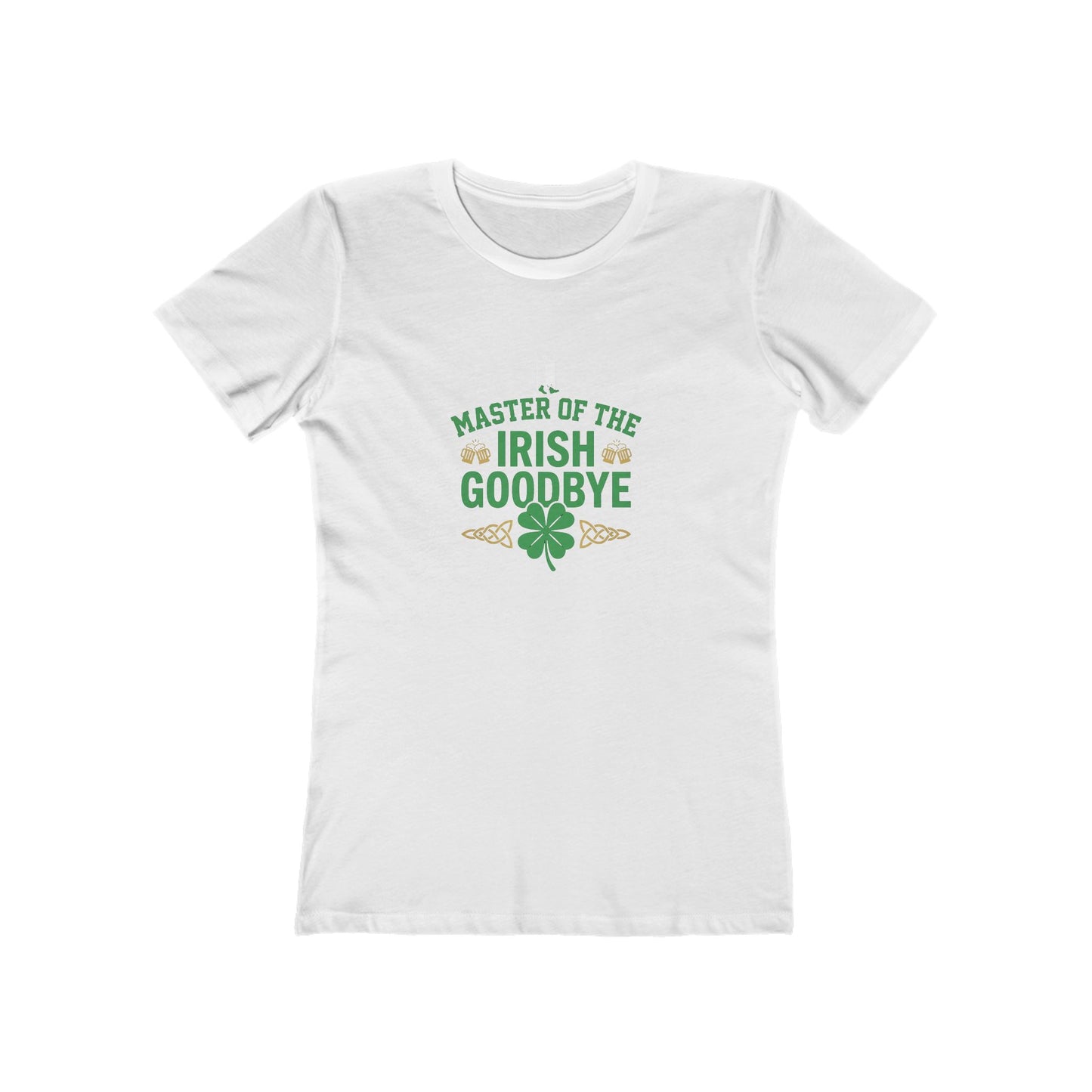 "Master of the Irish Goodbye" St. Patrick's Day Women's Tee - OddInk Seasonal Design
