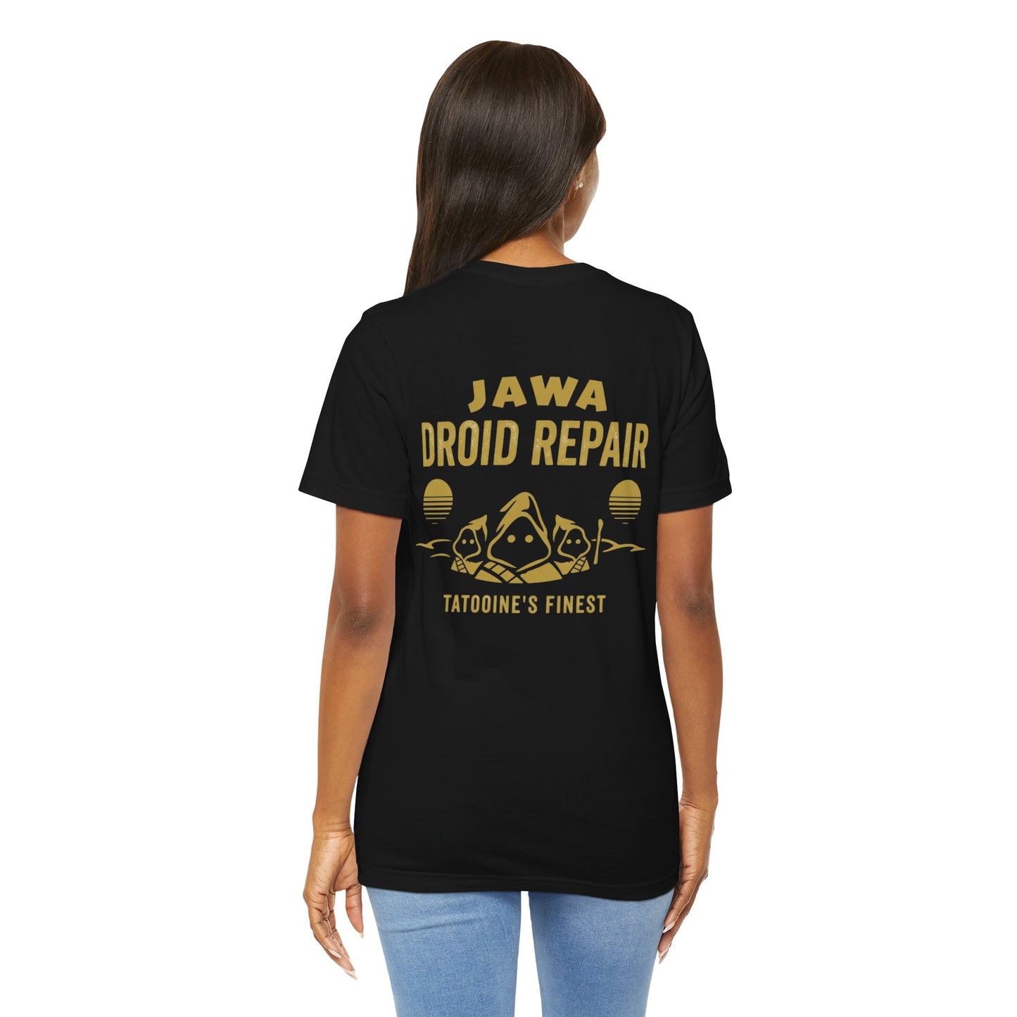 Jawa Droid Repair T‑Shirt — Tatooine’s Finest Vintage Sci‑Fi Star Wars Inspired Tee