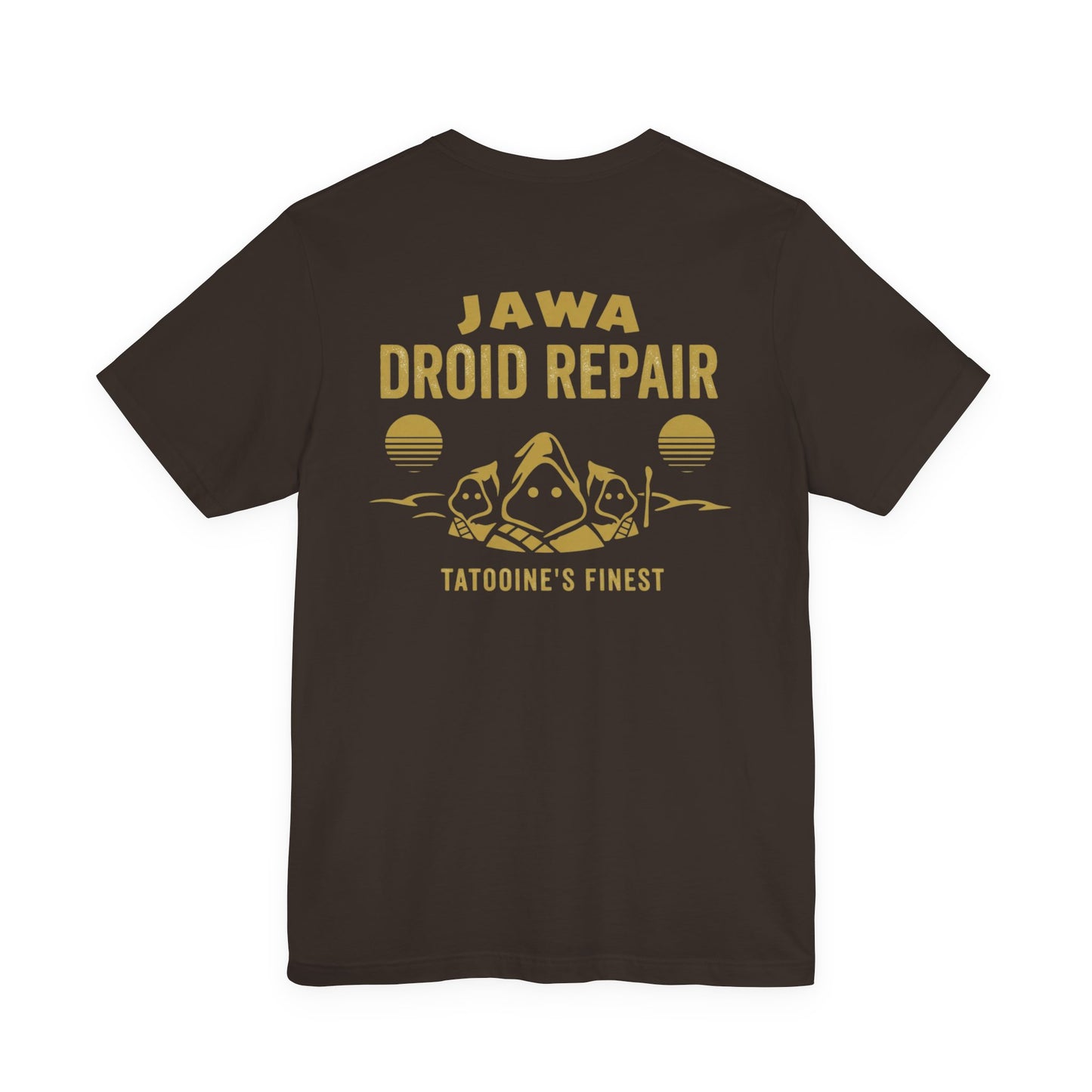 Jawa Droid Repair T‑Shirt — Tatooine’s Finest Vintage Sci‑Fi Star Wars Inspired Tee