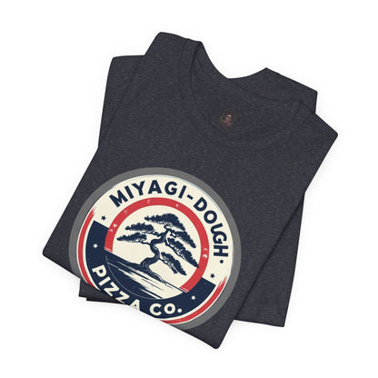 Miyagi-Dough Pizza Co. Tee — Vintage Bonsai Pizza Logo