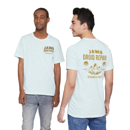 Jawa Droid Repair T‑Shirt — Tatooine’s Finest Vintage Sci‑Fi Star Wars Inspired Tee