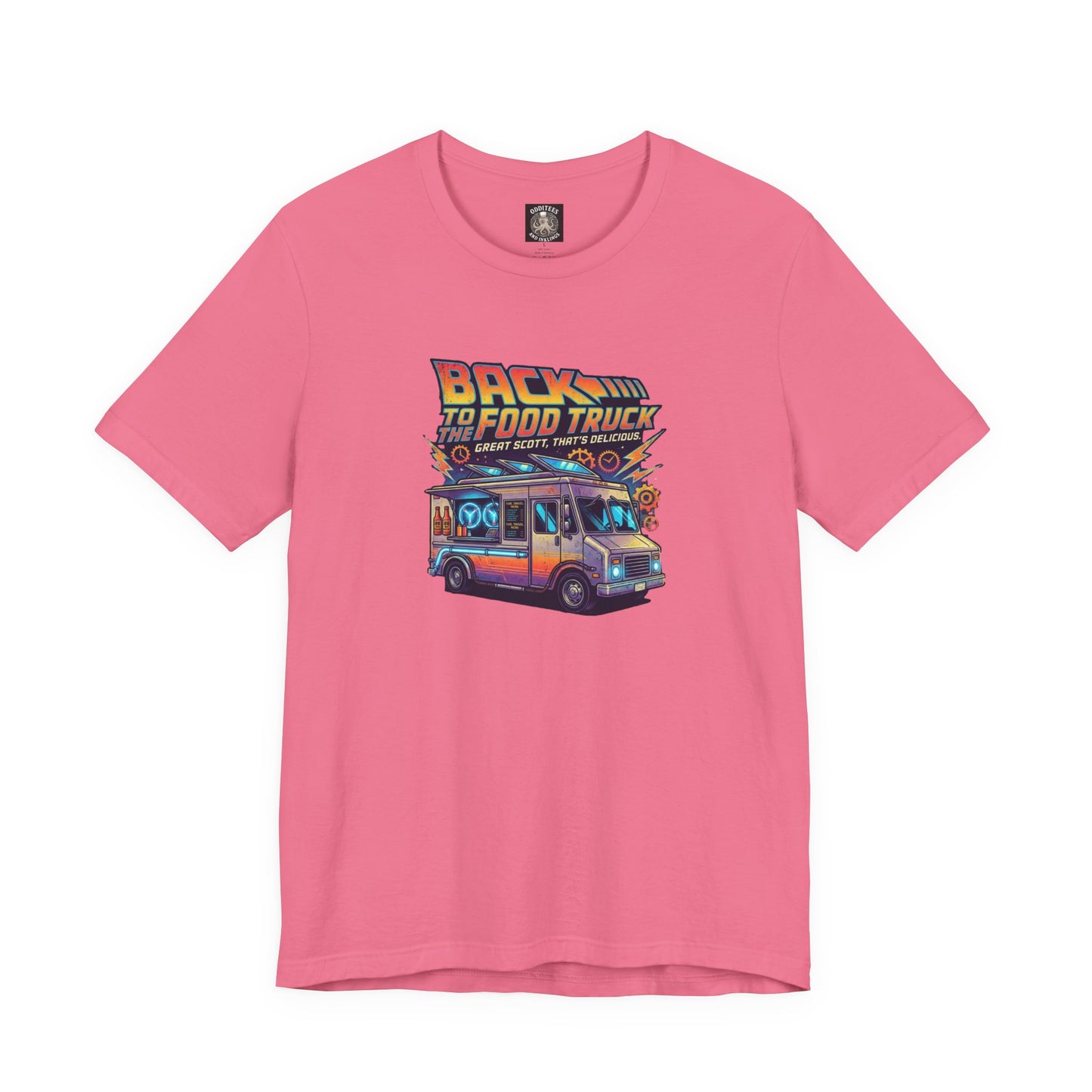 Back to the Food Truck 80's Retro Tee — Future Food Truck Graphic T-Shirt