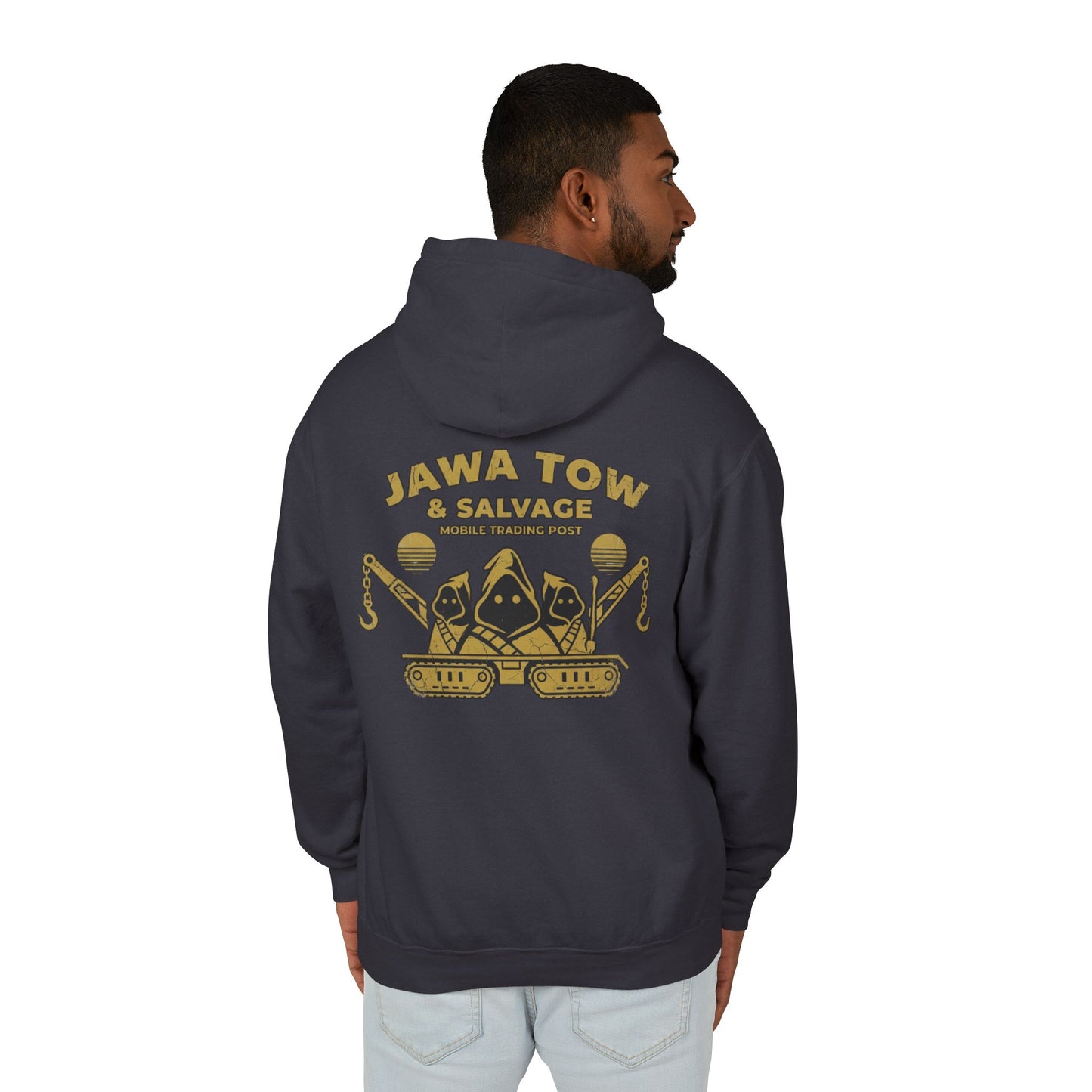 Jawa Tow & Salvage Hoodie - Star Wars Inspired "Mobile Trading Post" Pullover