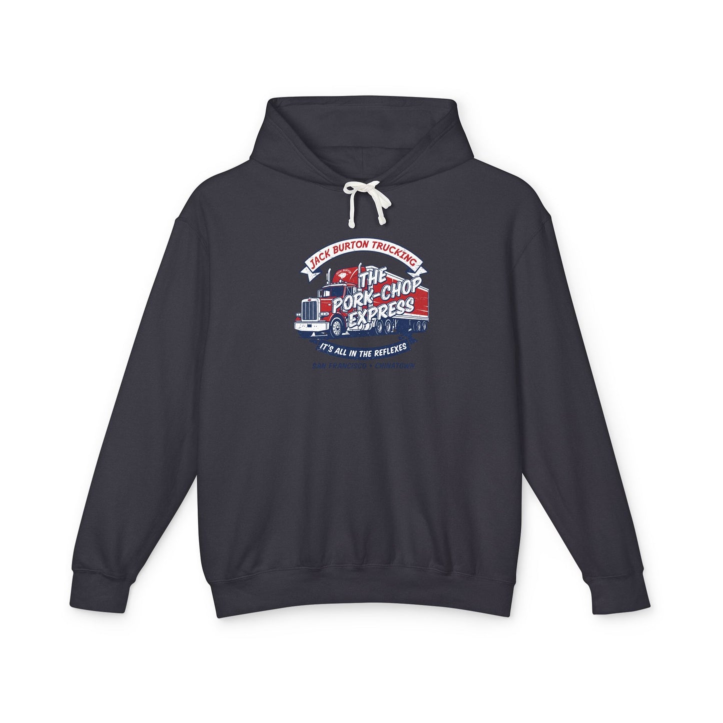 The Pork-Chop Express Hoodie — Retro Trucking Graphic Hooded Sweatshirt