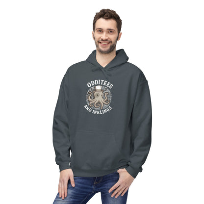 Octopus Logo Hoodie — "Odd Tees and Inklings" Graphic Pullover