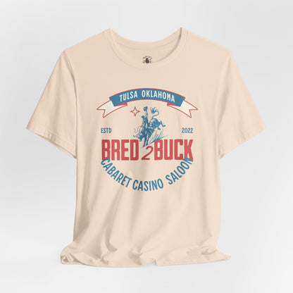 BRED 2 BUCK – Tulsa King Inspired Bull Riding Shirt | Western Cabaret Casino Saloon Tee