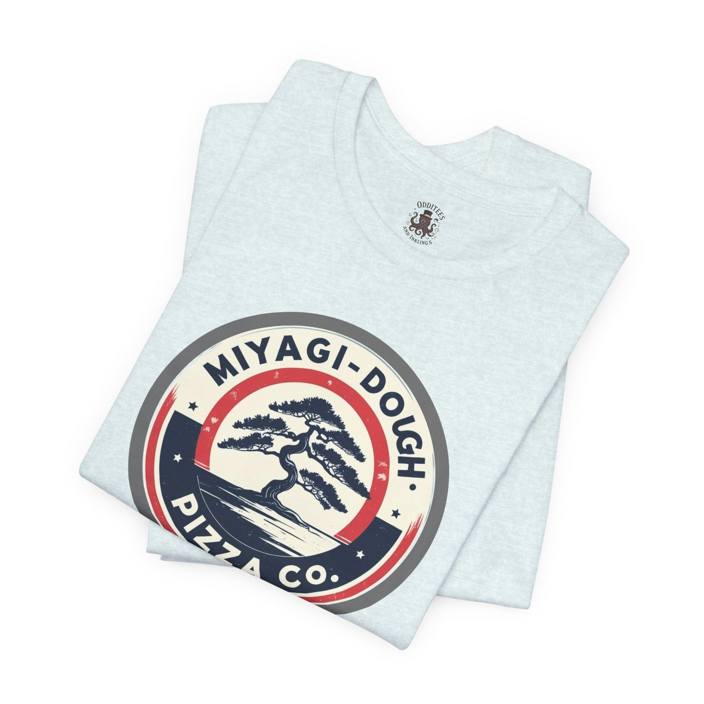 Miyagi-Dough Pizza Co. Tee — Vintage Bonsai Pizza Logo
