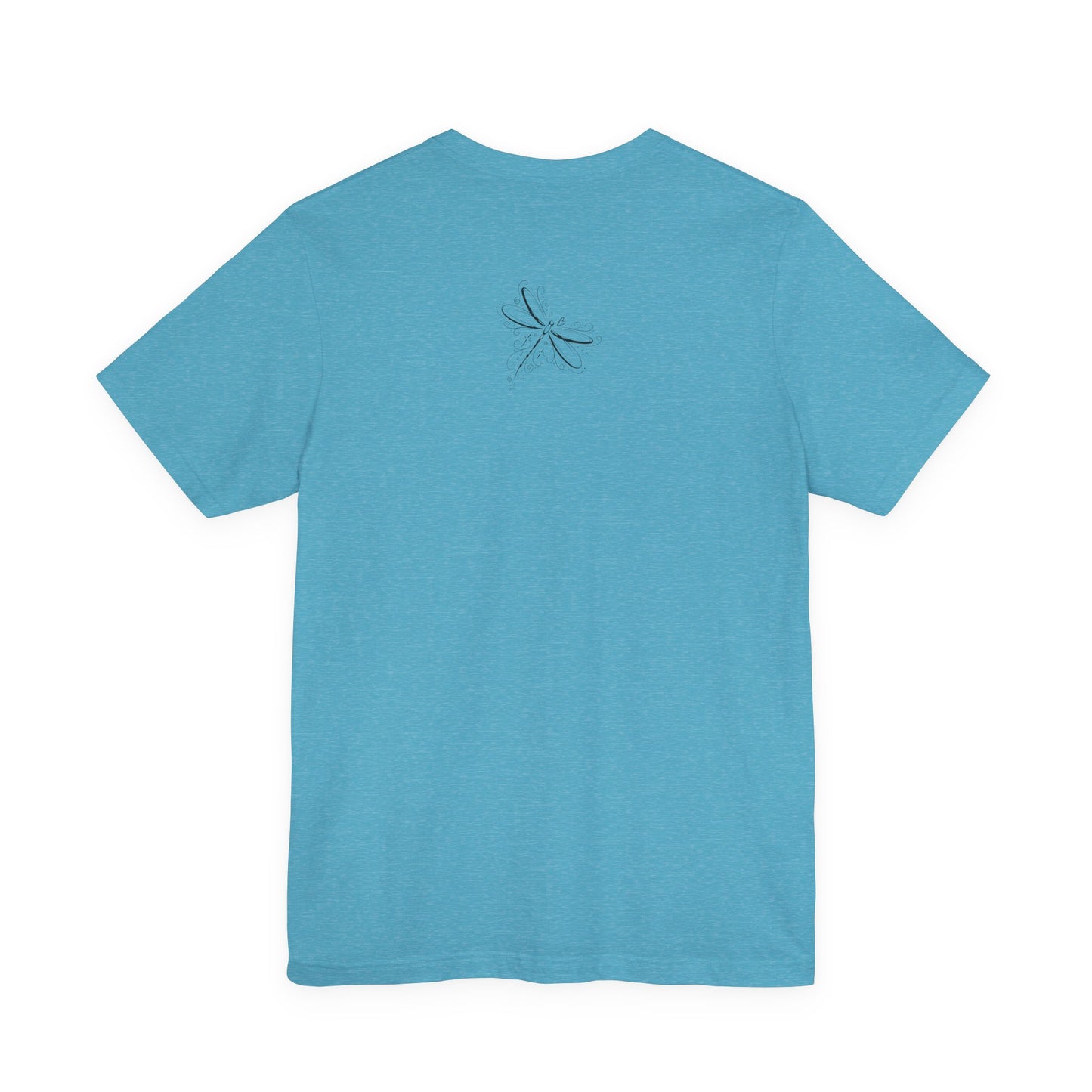 Dragonfly Line Art T-Shirt — Elegant Minimal Nature Tee