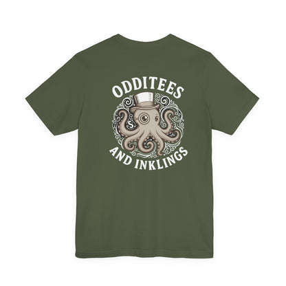 Octopus Graphic Tee — "Odditees and Inklings" Vintage Nautical T-Shirt
