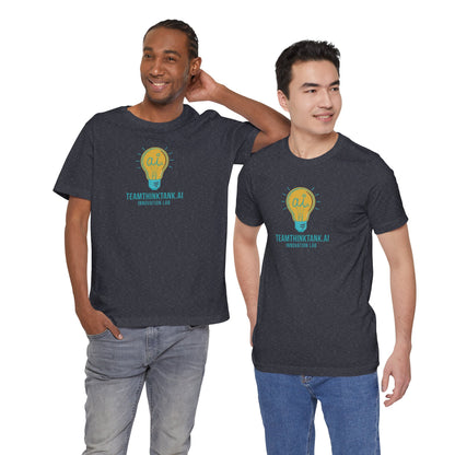 TeamThinkTank.ai Innovation Lab Bright Bulb T-Shirt — Corp Lightbulb Colorway Logo Tee