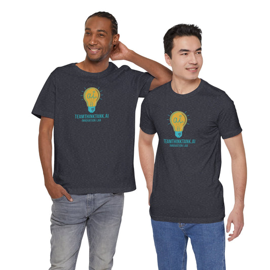 TeamThinkTank.ai Innovation Lab Bright Bulb T-Shirt — Corp Lightbulb Colorway Logo Tee