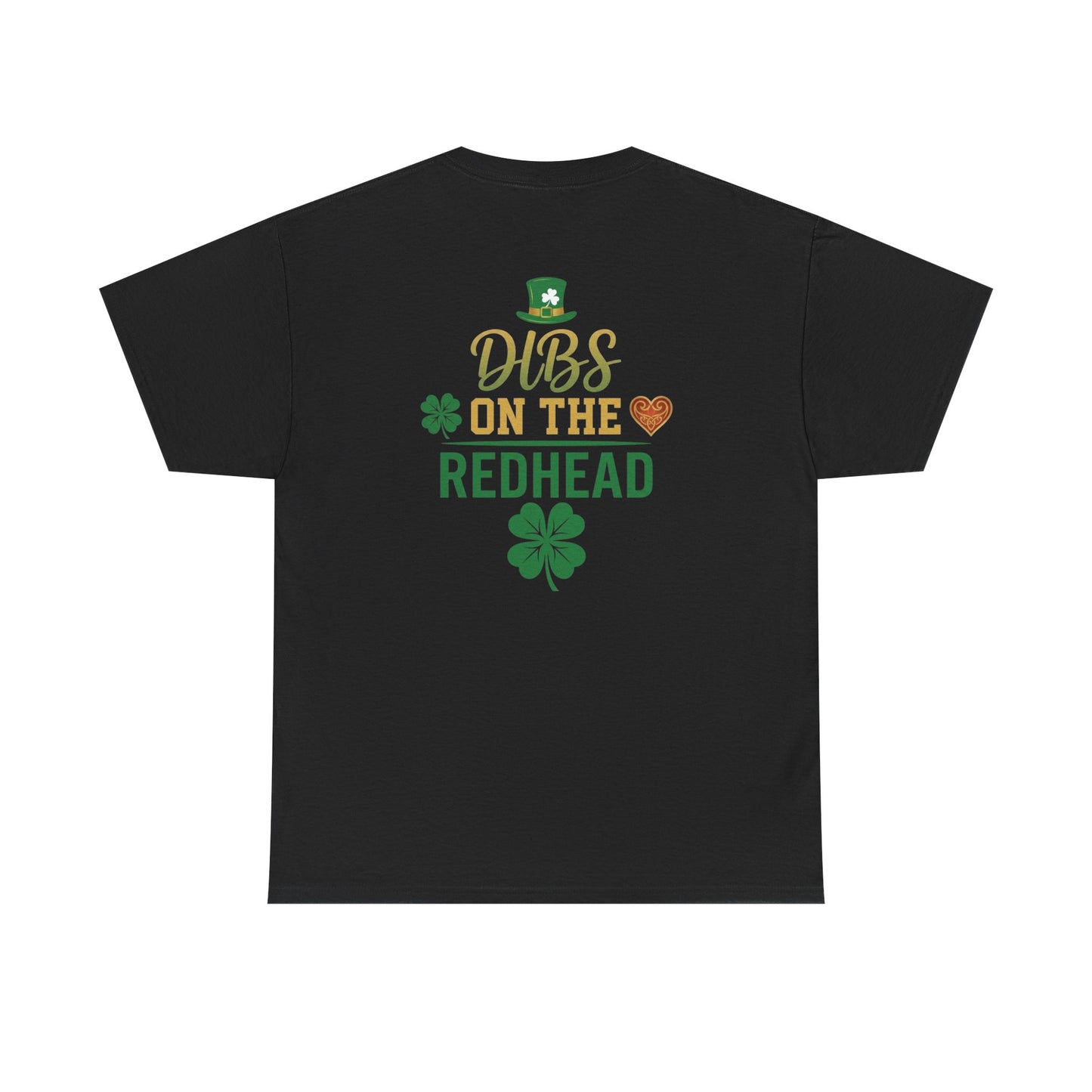 Dibs on the Redhead T‑Shirt — St. Patrick’s Day Shamrock OddInk Seasonal Designs Tee
