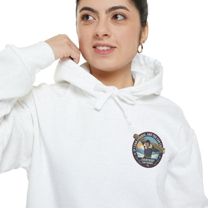"Everybody Can Change" Underdog Montage Training Hoodie — 90's Retro Boxing Champ Inspiration Hoodie