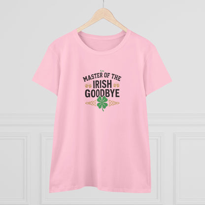 Master of the Irish Goodbye Womens T‑Shirt — OddInk Seasonal Designs