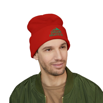 Cascade Projects Co. Embroidered Mountain Cuffed Beanie