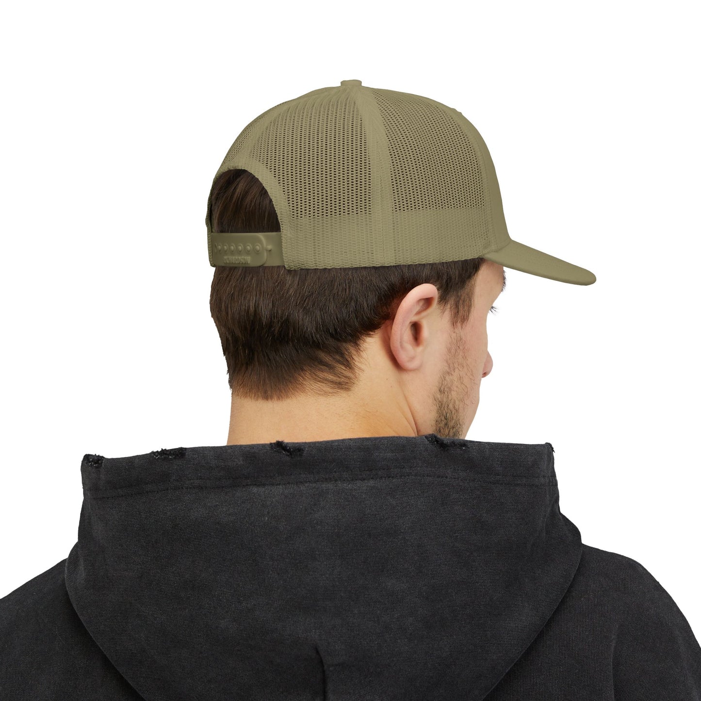 Embroidered Trucker Cap — Cascade Projects Co. Mountain Logo