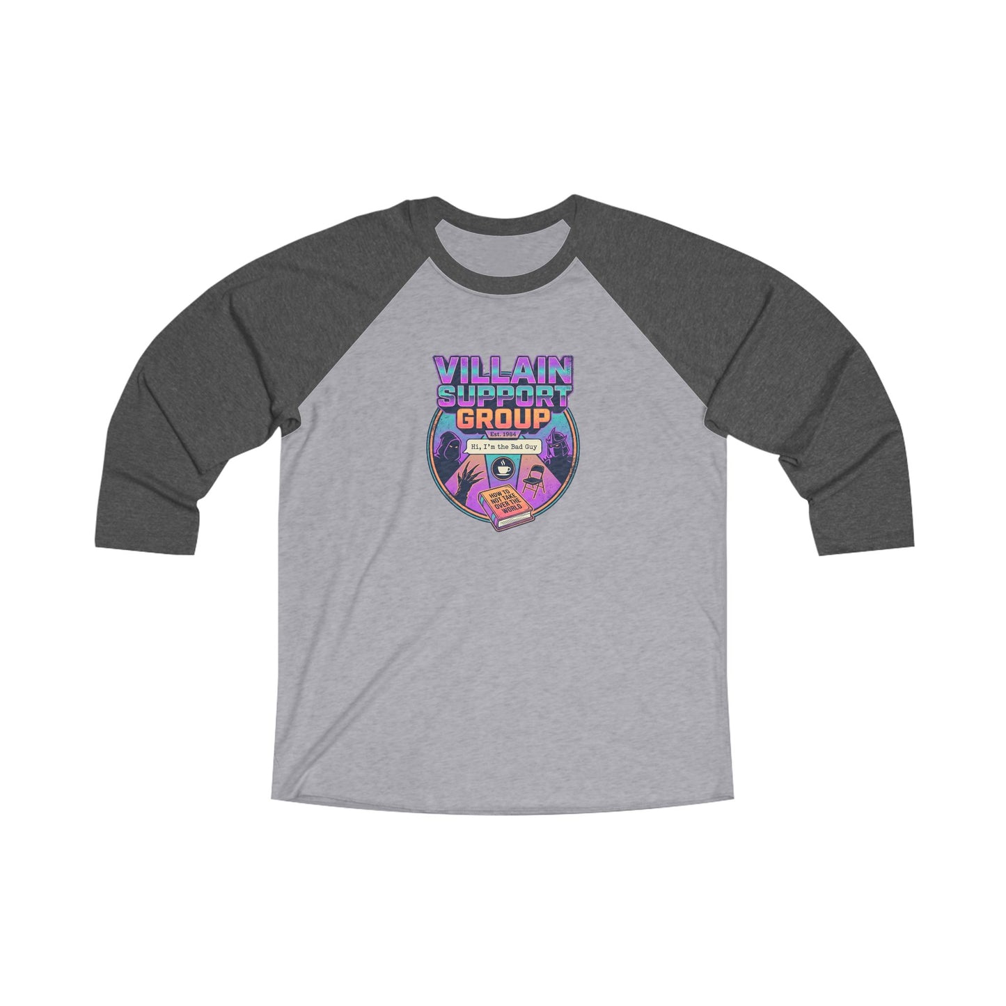 Villain Support Group Raglan Tee