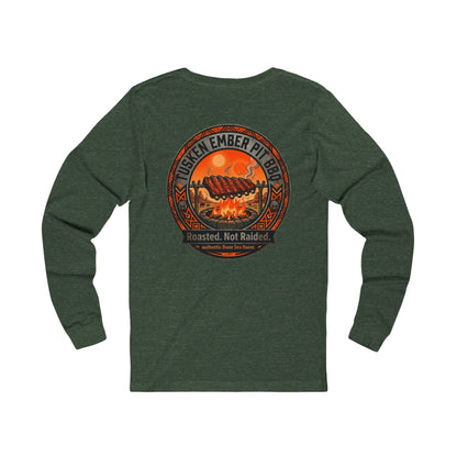 Tusken Ember Pit BBQ Long Sleeve Tee — "Roasted, Not Raided" Long Sleeve Galaxy Grill Shirt