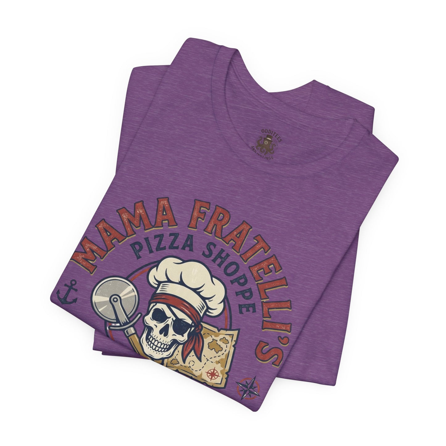 Kids Suck Pizza Tee — Mama Fratelli’s Pizza Shoppe Skull Graphic T-Shirt