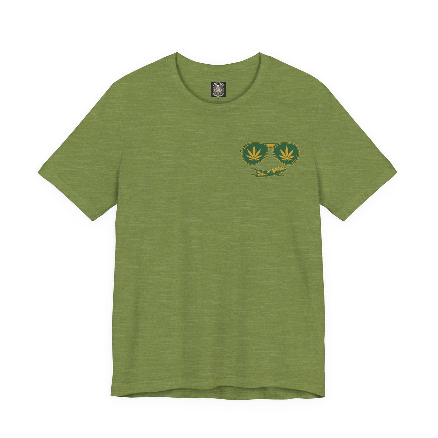 T-Shirt - "I Feel the Need... The Need for Weed" Retro Aviator Weed Graphic